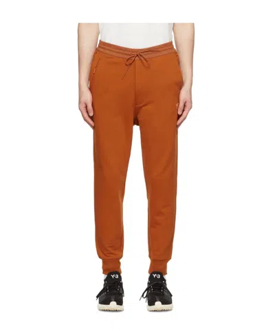 Y-3 Drawstring-waist Track Pants In Brown