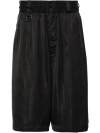 Y-3 DRAWSTRING-WAIST TRACK SHORTS