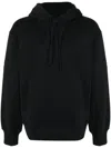 Y-3 Drop-shoulder Drawstring Hoodie In Black