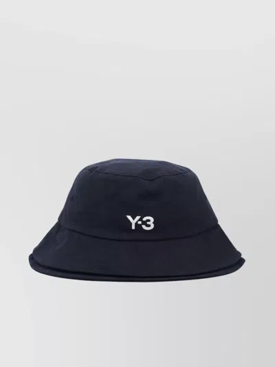 Y-3 Dual Eyelet Wide Brim Hat In Blue