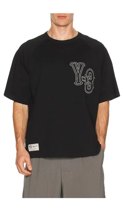Y-3 El5 Gfx Tee In Black