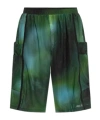 Y-3 Printed Design Cargo Shorts In Green