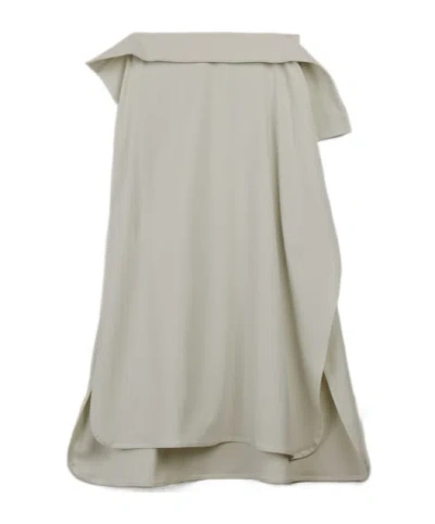 Y-3 Elastic Waist Skirt In Gray