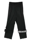 Y-3 Elastic-waist Track Pants In Black