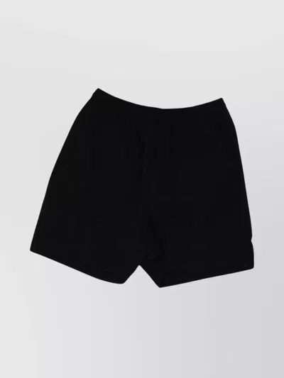 Y-3 Elastic Waistband Shorts With Back Pocket In Neutral