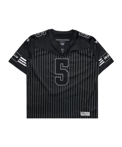 Y-3 Elite 5 American Football Jersey T-shirt In Black