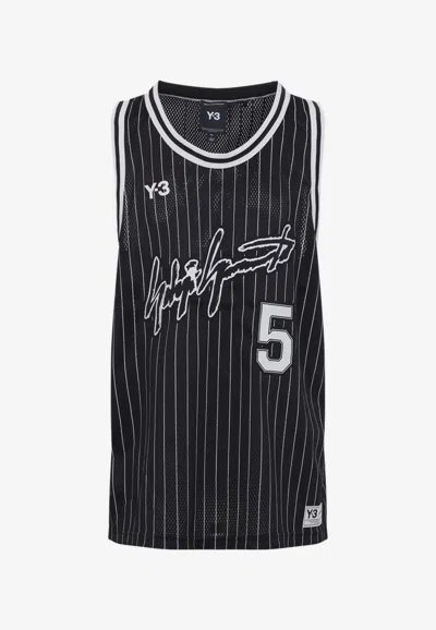 Y-3 Mens Black Elite 5 Basketball Woven Top Xl