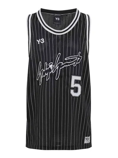 Y-3 Mens Black Elite 5 Basketball Woven Top Xl