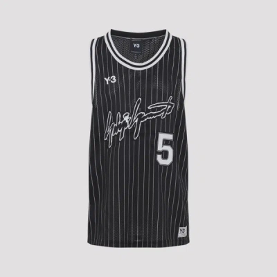 Y-3 Mens Black Elite 5 Basketball Woven Top Xl