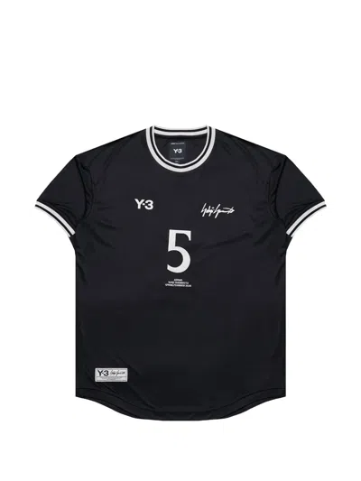 Y-3 Elite 5 Football T-shirt In Black