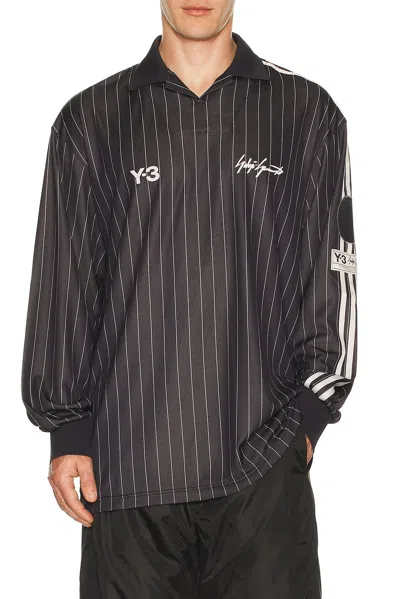 Y-3 Elite 5 Long Sleeve Football Jersey In Brown