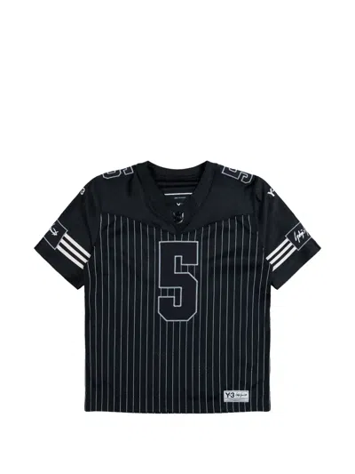 Y-3 Elite 5 American Football Jersey T-shirt In Black
