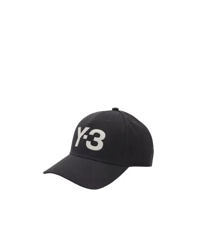 Y-3 Embroidered-logo Baseball Cap In Black