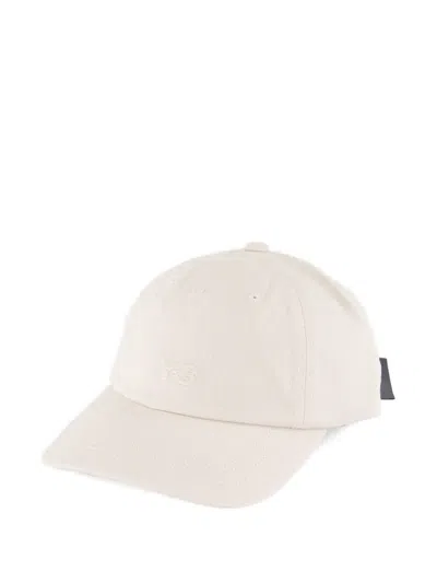 Y-3 Embroidered-logo Baseball Cap In White