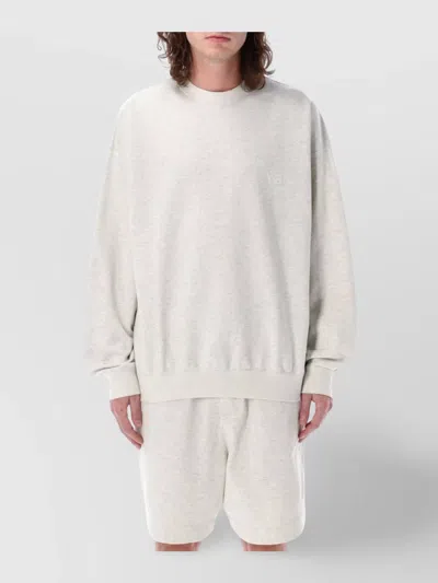 Y-3 ESSENTIAL CREWNECK WITH RIBBED TRIM