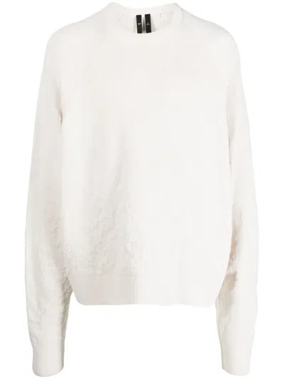 Y-3 Extra-long Sleeves Jumper In Weiss