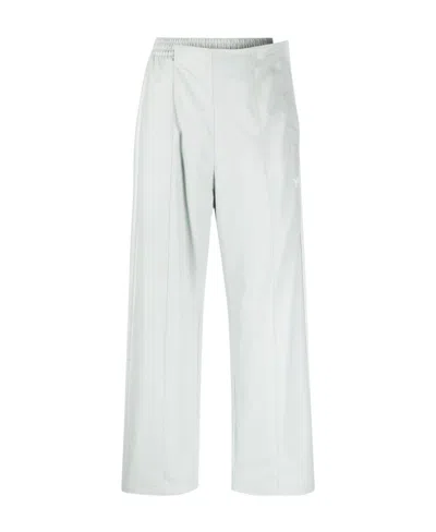 Y-3 Firebird Wide-leg Track Pants In White