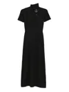 Y-3 Fitted Neck Maxi Dress