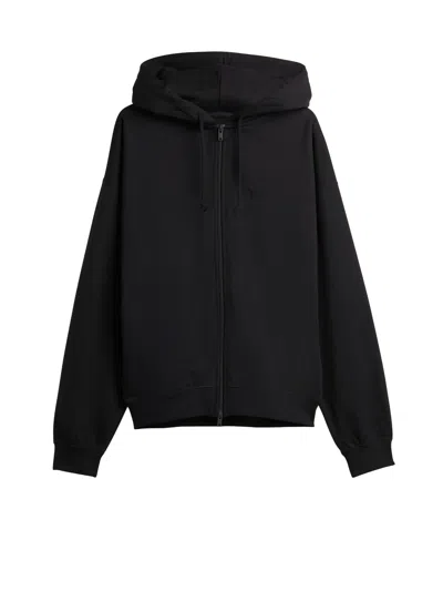 Y-3 FL ZIP HOODIE COTTON BLEND SWEATSHIRT