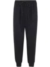 Y-3 X Adidas Logo-print Track Pants In Black