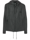 Y-3 Flanneljacket In Grey