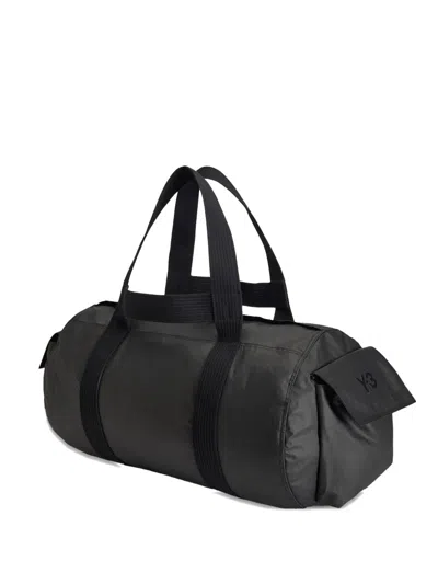Y-3 Flap-pocket Duffle Bag In Black
