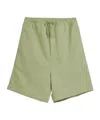 Y-3 French Terry Shorts In Green