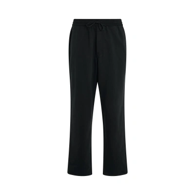 Y-3 French Terry Straight Pants In Black