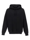 Y-3 Logo Hoodie With Drawstring And Ribbed Cuffs In Black