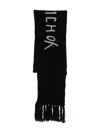 Y-3 Fringed Scarf In Black