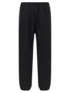 Y-3 Relaxed Fit Black Jogging Pants With Drawstring Waist In Black