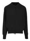 Y-3 Adidas Logo Cotton Sweatshirt In Black