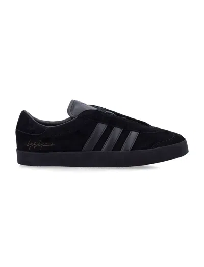 Y-3 Y-3 GAZELLE BLACK LEATHER SNEAKERS