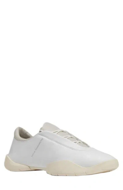Y-3 Gender Inclusive Regu Low Top Sneaker In Core White/talc/wonder White