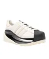 Y-3 Off-white & Black Gendo Superstar Sneakers In White