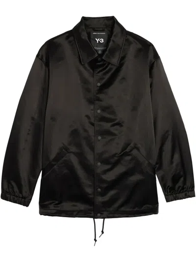 Y-3 Gfx Coach Jacket In Black