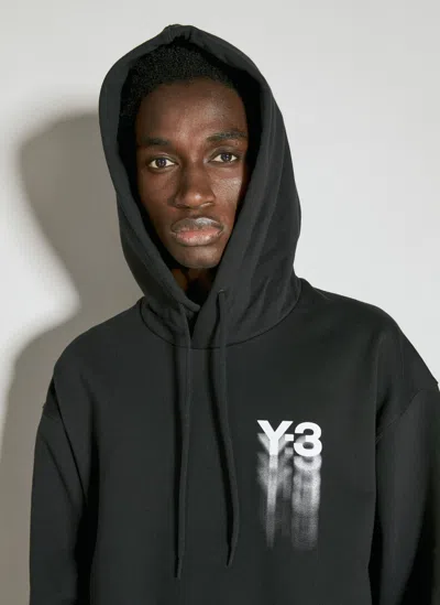 Y-3 Gfx Hooded Sweatshirt In Black