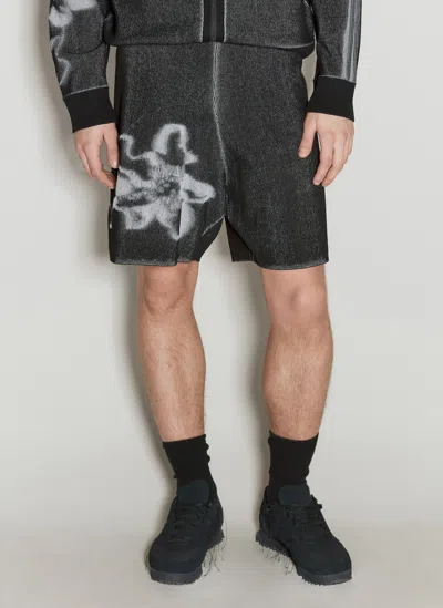 Y-3 Gfx Knit Shorts In Black