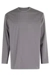 Y-3 Gfx Ls Tee In Gray