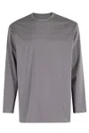 Y-3 Gfx Ls Tee In Gray