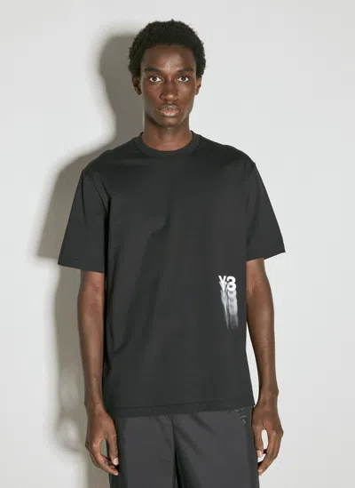 Y-3 Gfx Short Sleeve T-shirt In Black