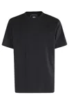 Y-3 Short-sleeve Cotton T-shirt With Bold Graphic Back In Black
