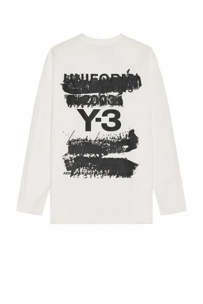 Y-3 Gfx Tee In White