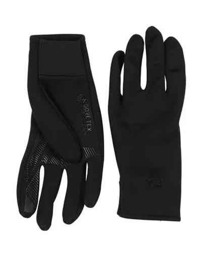 Y-3 Gloves Black Size L Ptfe - Polytetrafluoroethylene