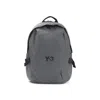 Y-3 Granite Grey Polyamide  Backpack With Adjustable Straps In Gray