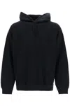 Y-3 Black Cotton Hoodie With Gfx Print In Black