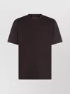 Y-3 Graphic Crew Neck T-shirt In Brown