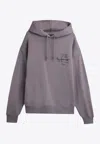 Y-3 Hooded Sweater With Drawstring And Ribbed Details In Gray