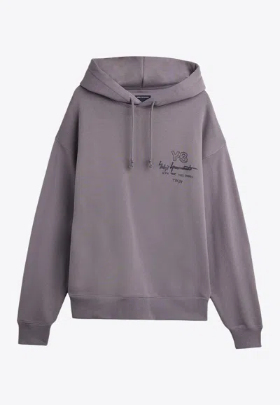 Y-3 GRAPHIC FT HOODED SWEATSHIRT