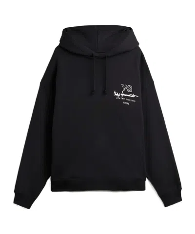 Y-3 GRAPHIC-PRINT HOODIE